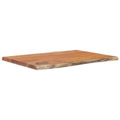 vidaXL sivupöytä 50x40x2,5 cm Akaasiapuu Natural Edge kaina ir informacija | Stalai-konsolės | pigu.lt