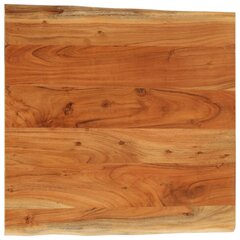 vidaXL Seinähylly 40x40x3,8 cm Acacia Wood Natural Edge kaina ir informacija | Virtuvės stalviršiai | pigu.lt