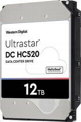 WD Ultrastar DC HC520 HUH721212ALE600 цена и информация | Внутренние жёсткие диски (HDD, SSD, Hybrid) | pigu.lt