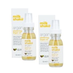 Plaukų aliejus Milk Shake Argan, 50 ml x 2 kaina ir informacija | Priemonės plaukų stiprinimui | pigu.lt