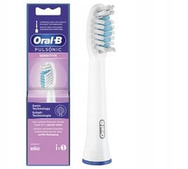 "Oral-b Pulsonic Sensitive SR32S" antgalis цена и информация | Насадки для электрических зубных щеток | pigu.lt