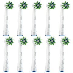 Oral-B CROSSACTION EB50 AB x10 antgalių цена и информация | Насадки для электрических зубных щеток | pigu.lt