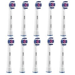 "Oral-B 3D White EB18 x10" antgalis цена и информация | Насадки для электрических зубных щеток | pigu.lt