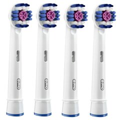 Oral-B 3D White EB18 x4 antgaliai цена и информация | Насадки для электрических зубных щеток | pigu.lt