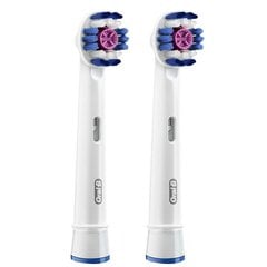 "Oral-B 3D White EB18 x2" antgalis цена и информация | Насадки для электрических зубных щеток | pigu.lt