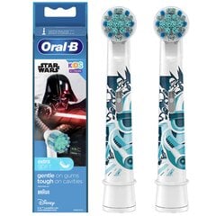 Oral-B EB10s "Star Wars" antgalis naujas x2 цена и информация | Насадки для электрических зубных щеток | pigu.lt