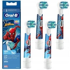 Oral-B EB10s Spiderman antgalis naujas x4 цена и информация | Насадки для электрических зубных щеток | pigu.lt