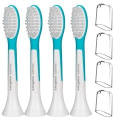 "Philips Sonicare" antgalis HX6042 Kids 7+ x4 цена и информация | Насадки для электрических зубных щеток | pigu.lt