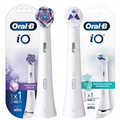 Oral-B iO Radiant White+ Oral-B iO Specialised Clean antgalis цена и информация | Насадки для электрических зубных щеток | pigu.lt