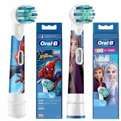 Oral-b EB10s Spiderman+EB10s Frozen antgalis цена и информация | Насадки для электрических зубных щеток | pigu.lt