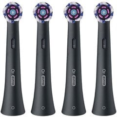 4x "Oral-B iO" antgalis Radiant Black цена и информация | Насадки для электрических зубных щеток | pigu.lt