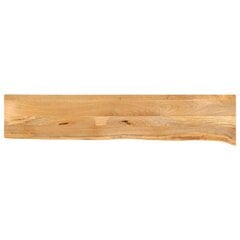 vidaXL Pöytälevy Natural Edge 160x20x3,8 cm mangopuuta цена и информация | Столешницы для кухни | pigu.lt