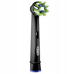 "ORAL-B Cross Action" antgalis EB50BK BLACK цена и информация | Насадки для электрических зубных щеток | pigu.lt