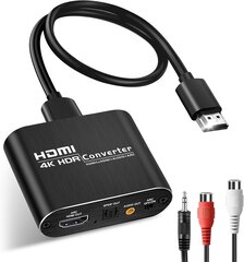 "avedio" nuorodos HDMI garso ekstraktorius kaina ir informacija | Kabeliai ir laidai | pigu.lt