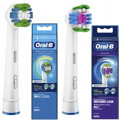 "Oral-B Precision Clean EB20RB Clean Maximizer+3D White EB18" antgalis цена и информация | Насадки для электрических зубных щеток | pigu.lt