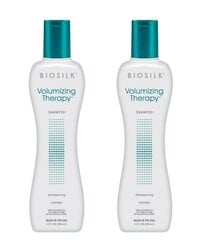 Шампунь Biosilk Silk Therapy Volumizing Farouk, 355 мл x 2 цена и информация | Шампуни | pigu.lt