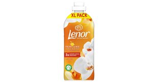 Lenor Vanilla Orchid & Golden Amber audinių minkštiklis, 1200 ml x 3 vnt. kaina ir informacija | Skalbimo priemonės | pigu.lt