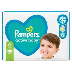 Sauskelnės Pampers Active Baby Maxi Pack S6 44vnt. x 2 vnt. kaina ir informacija | Sauskelnės | pigu.lt