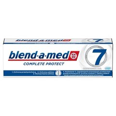 Dantų pasta Blend A Med Complete Protect 7 Complete White, 75ml x 4 vnt. kaina ir informacija | Dantų šepetėliai, pastos | pigu.lt