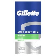 Balzamas po skutimosi Gillette Sensitive, 100 ml x 3 vnt. kaina ir informacija | Skutimosi priemonės ir kosmetika | pigu.lt