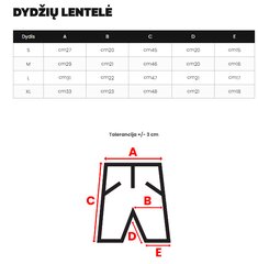 Trumpos moteriškos koralinės spalvos kelnės Liam O/K5-JZ-56388-XL kaina ir informacija | Sportinė apranga vyrams | pigu.lt