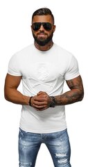 Vyriški balti marškinėliai Skull NB/MT3103-56404-XXL цена и информация | Мужская спортивная одежда | pigu.lt