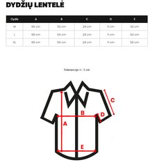 Vyriški juodi marškiniai Karl O/Y972T-56442-XL kaina ir informacija | Sportinė apranga vyrams | pigu.lt