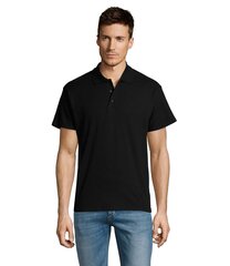 Vyriški juodi polo marškinėliai Summer PK11342-56272-XXL цена и информация | Мужская спортивная одежда | pigu.lt