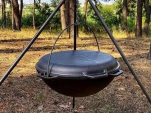 10 l Ketaus kazanas Asian Lid-Pan Grill kaina ir informacija | Puodai, greitpuodžiai | pigu.lt