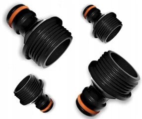 Bradas Juodos Linijos Prisukamas Jungties Adapteris GZ 1/2" PVC Zrasytuvams цена и информация | Оборудование для полива | pigu.lt