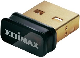 Edimax EW-7811Un N150 WI-FI Nano USB ada цена и информация | Маршрутизаторы (роутеры) | pigu.lt