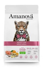 Amanova Adult Cat Salmon Deluxe suaugusioms katėms su lašiša, 1,5 kg kaina ir informacija | Sausas maistas katėms | pigu.lt