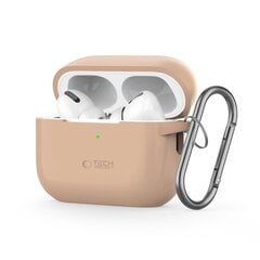 TECH-PROTECT SILIKONINIS KABLIUKAS APPLE AIRPODS PRO 1 | 2 CAFE LATTE kaina ir informacija | Televizorių laikikliai, tvirtinimai | pigu.lt