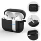 TECH-PROTECT SILIKONINIS KABLIUKAS APPLE AIRPODS PRO 1 | 2 CRAYON GREY цена и информация | Televizorių laikikliai, tvirtinimai | pigu.lt