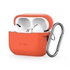 TECH-PROTECT SILIKONINIS KABLIUKAS APPLE AIRPODS PRO 1 | 2 NEON ORANGE kaina ir informacija | Televizorių laikikliai, tvirtinimai | pigu.lt