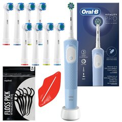 ORAL-B VITALITY PRO D103 DANTŲ ŠEPETĖLIS + PRIEDAI цена и информация | Электрические зубные щетки | pigu.lt