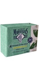 Sausmedžių muilas Le Petit Marseillais, 4 x 100gr. цена и информация | Мыло | pigu.lt