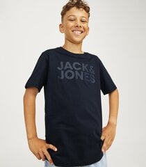 Jack & Jones vaikiški marškinėliai 12152730*07, tamsiai mėlyna 5715603767322 kaina ir informacija | Marškinėliai moterims | pigu.lt