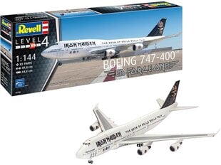 Revell - Boeing 747-400 Iron Maiden Ed Force One, 1/144, 03780 цена и информация | Конструкторы и кубики | pigu.lt