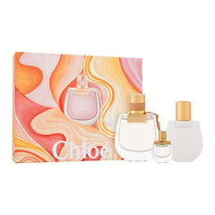 Kūno priežiūros rinkinys Chloé Nomade EDP moterims: kvapusis vanduo 75 ml + kvapusis vanduo 5 ml + kūno losjonas 100 ml kaina ir informacija | Kvepalai moterims | pigu.lt