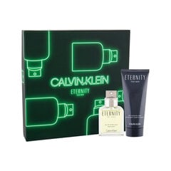 Kūno priežiūros rinkinys Calvin Klein Eternity EDT vyrams: tualetinis vanduo 50 ml + dušo želė 100 ml kaina ir informacija | Kvepalai vyrams | pigu.lt