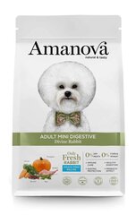 Amanova Adult Mini Digest Divine rabbit suaugusiems mažų veislių šunims su triušiena, 2 kg kaina ir informacija | Sausas maistas šunims | pigu.lt