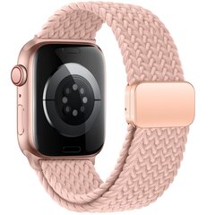 TECH-PROTECT NYLONMAG APPLE WATCH 4 | 5 | 6 | 7 | 8 | 9 | SE (38 | 40 | 41 MM) DUSTY ROSE kaina ir informacija | Išmaniųjų laikrodžių ir apyrankių priedai | pigu.lt