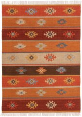 Rankomis austi Kilim Zohra daugiaspalviai 70x140 cm цена и информация | Ковры | pigu.lt