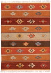 Rankomis austas Kilim Zohra Daugiaspalvis 200x300 cm цена и информация | Ковры | pigu.lt