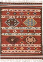 Rankomis austi Kilim Zohra Daugiaspalvė/Raudona 160x230 cm kaina ir informacija | Kilimai | pigu.lt