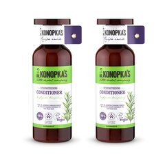 Stiprinantis plaukus kondicionierius Dr. Konopka's, 2 x 500 ml kaina ir informacija | Balzamai, kondicionieriai | pigu.lt