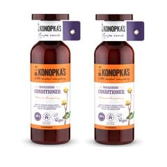 Maitinantis plaukus kondicionierius Dr. Konopka's, 2 x 500 ml kaina ir informacija | Balzamai, kondicionieriai | pigu.lt