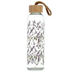 Stiklinis vandens butelis - Lavender Fields 500 ml kaina ir informacija | Gertuvės | pigu.lt