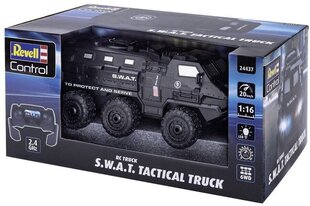 Radijo bangomis valdomas automobilis Revell 24437 Truck "S.W.A.T. Tactical Truck" kaina ir informacija | Žaislai berniukams | pigu.lt